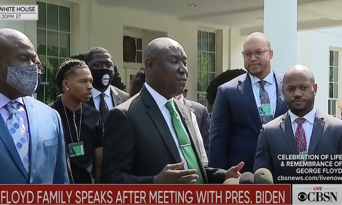 ‘Today is the day that he set the world in a rage’: Floyd family meets Biden as Congress weighs police bill