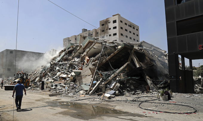 Israeli airstrike destroys Al-Jazeera, AP offices sharing building with Hamas in Gaza
