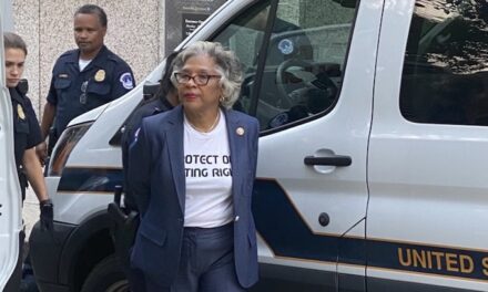 Democrat head of Congressional Black Caucus arrested after leading protest into Hart Senate Building