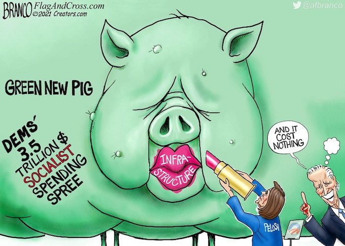 Not enough lipstick for this pig!