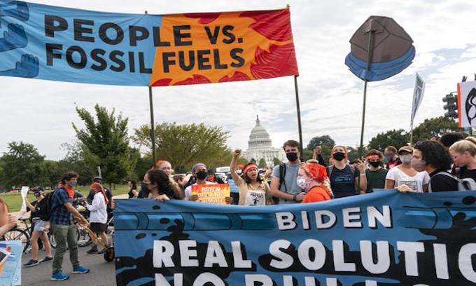 Climate activists riot against Biden’s policies at the Capitol; attack police and security personnel