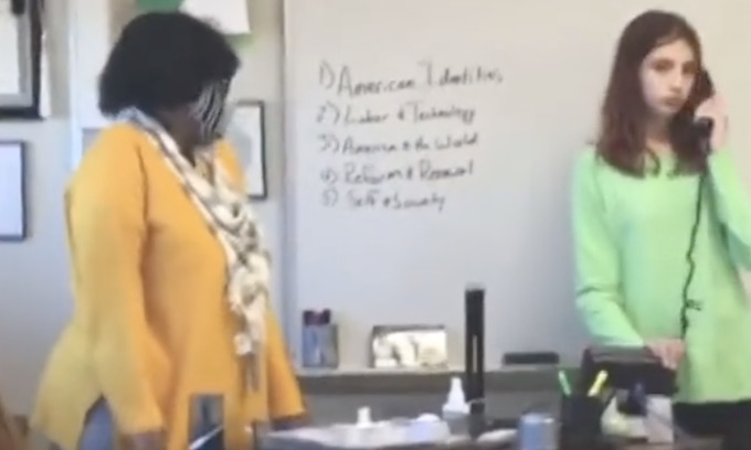 Student slaps teacher, flings phone in video from Fort Worth-area Castleberry district