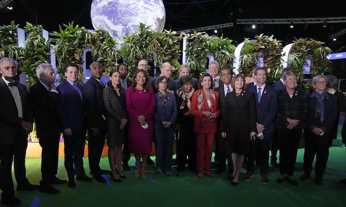 Pelosi leads large delegation of Democrats to  Glasgow climate summit; AOC says US must ‘back up its words with action’