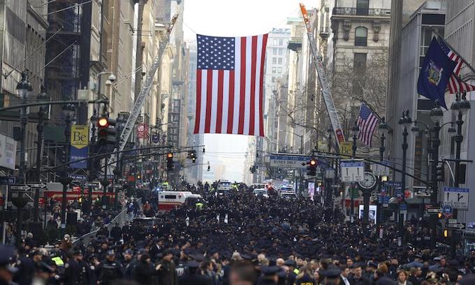 ‘3 times a hero’: NYC honors 2nd officer slain in Harlem