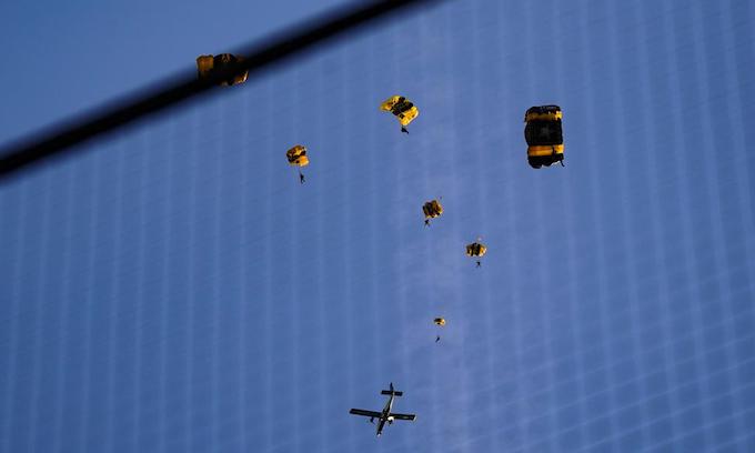 Pelosi’s Capitol police order evacuation because of Golden Knights parachute demo