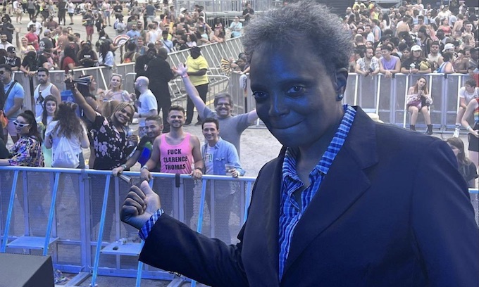 Lightfoot slams ‘the toxicity in our public discourse’ days after screaming ‘F— Clarence Thomas’ at pride event