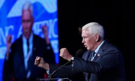 Pence says he supports Trump on issues, not focus