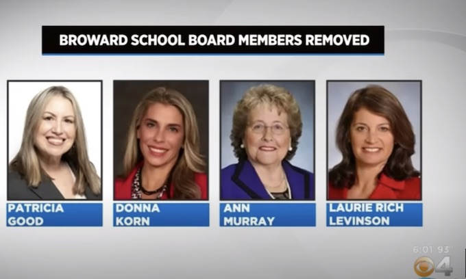 DeSantis removes 4 Broward County school board members