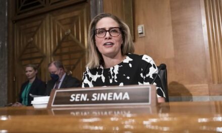 Mitch McConnell exchanged fawning compliments with Democrat Kirsten Sinema