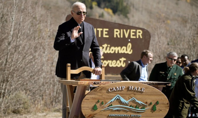 Ute Indian Tribe calls Biden’s dedication of national monument a ‘disgrace’