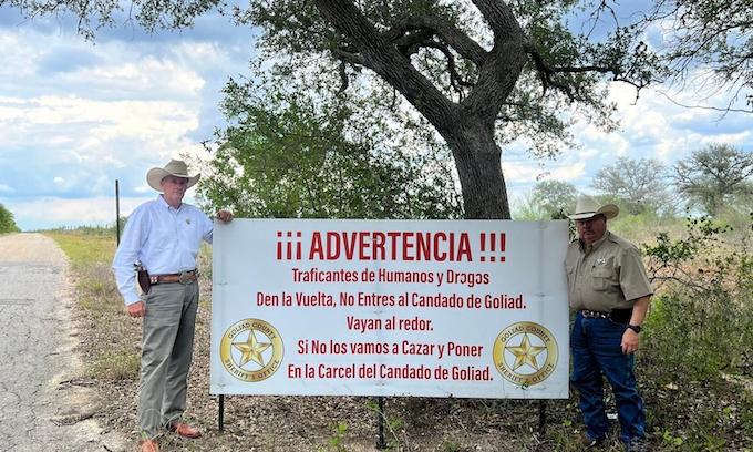 Sheriff defends Texas seven generations after ancestors fought for independence