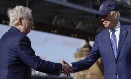 Photo Op: McConnell, Biden meet under a bridge to push bipartisanship