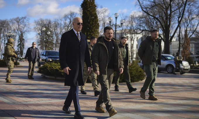 Biden in Kyiv to reaffirm US’ ‘unwavering commitment to Ukraine’s territorial integrity’