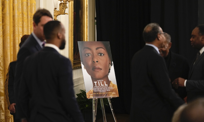 Biden hosts screening of film about lynching of Emmett Till