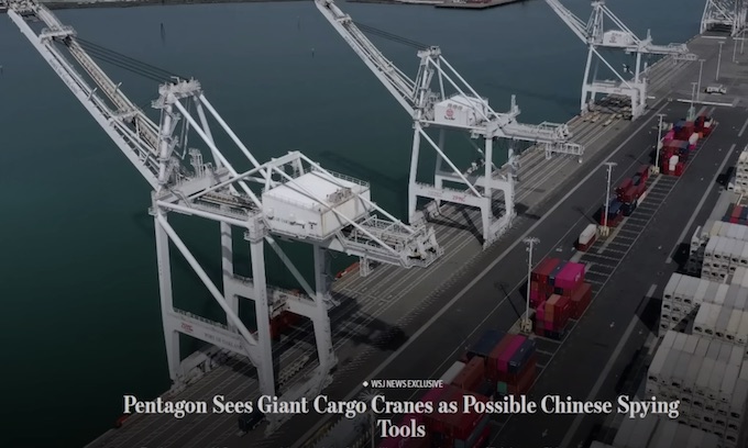 Chinese cargo cranes at Massport under review for potential spying concerns