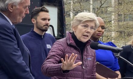 Warren, Markey and Pressley launch Supreme Court reform bus tour, push expanded court