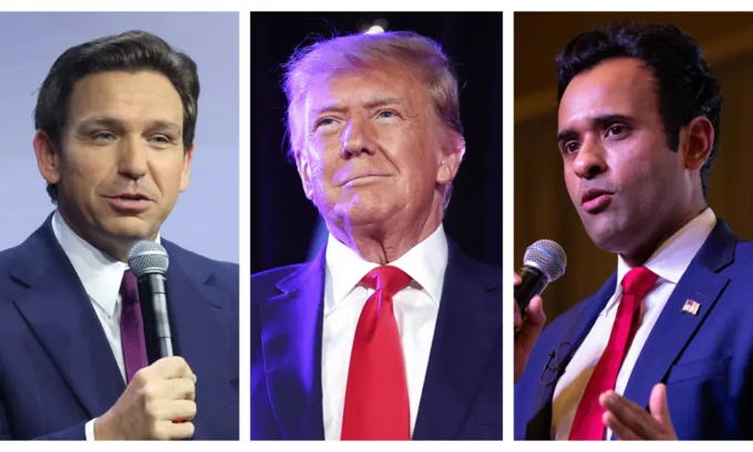Republicans who qualified for presidential debate Wednesday announced
