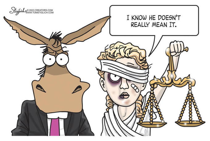 Not Blind Justice