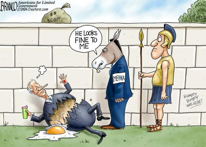 Biden Sat on a Wall