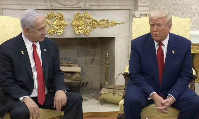 Trump promotes pending Israel-Hamas ceasefire